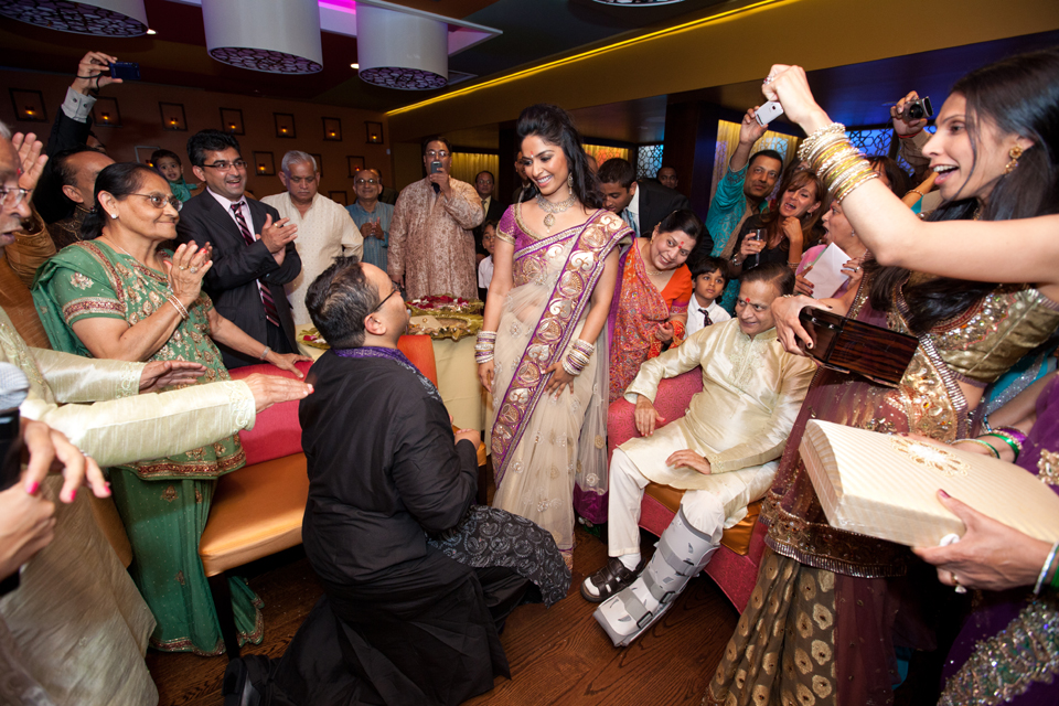 Indian Engagement Party At Mint Restaurant Garden City Long