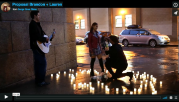 nyc engagement videography